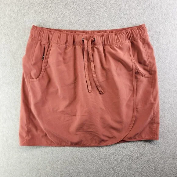 Patagonia Skort Womens L Pink Fleetwith Faux Wrap Commuting Work Travel Golf - Picture 1 of 13
